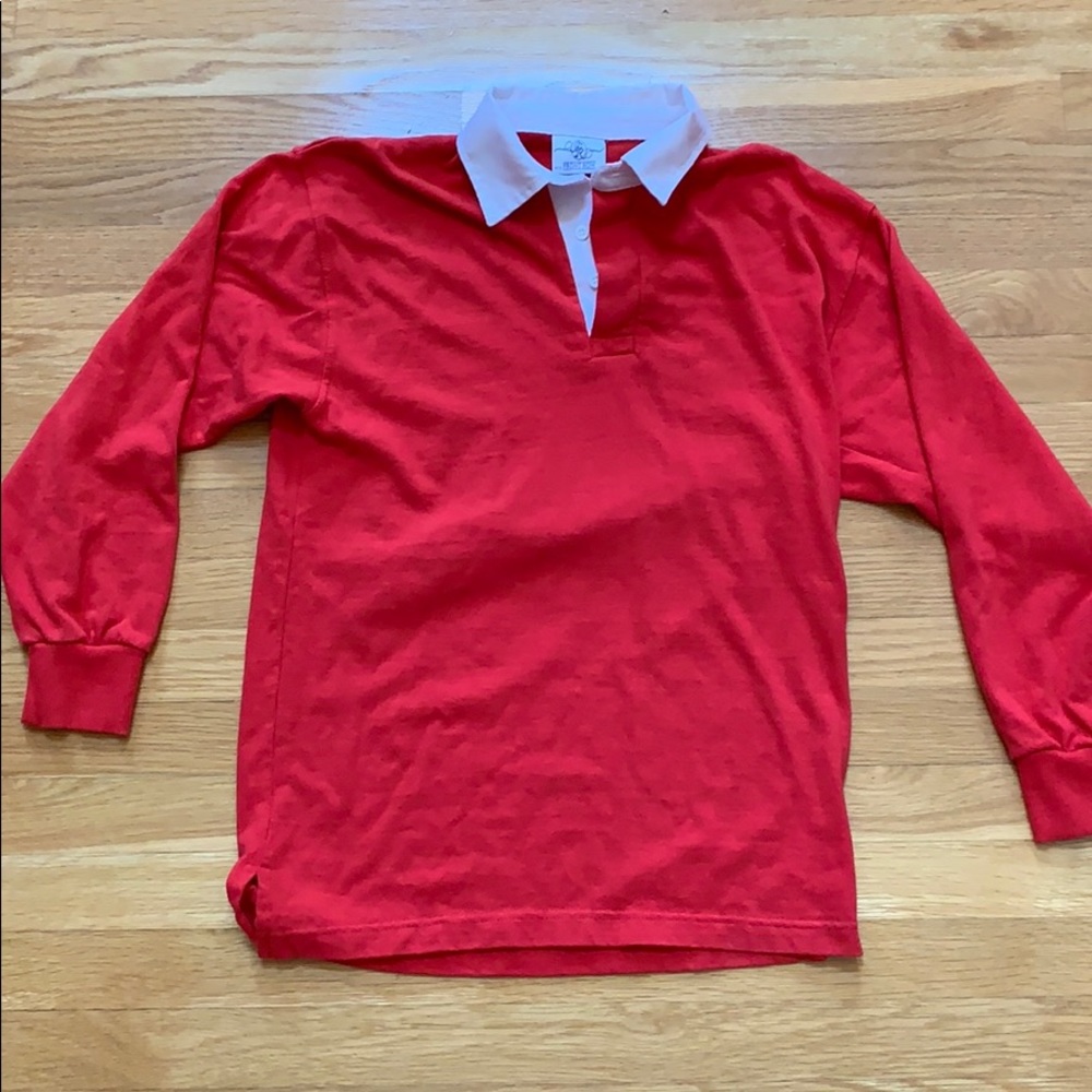 Men’s Vintage Red Rugby Shirt